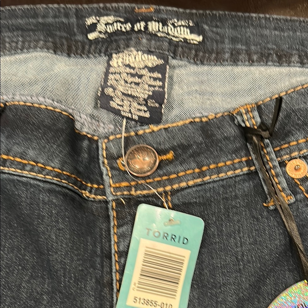 NWT Torrid Dark Blue Denim Jeans